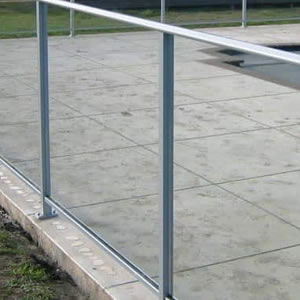 Framed Glass Fence
