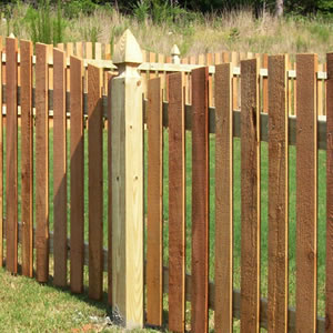 Wood Picket Fence